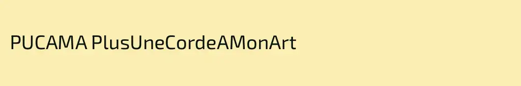 PUCAMA PlusUneCordeAMonArt